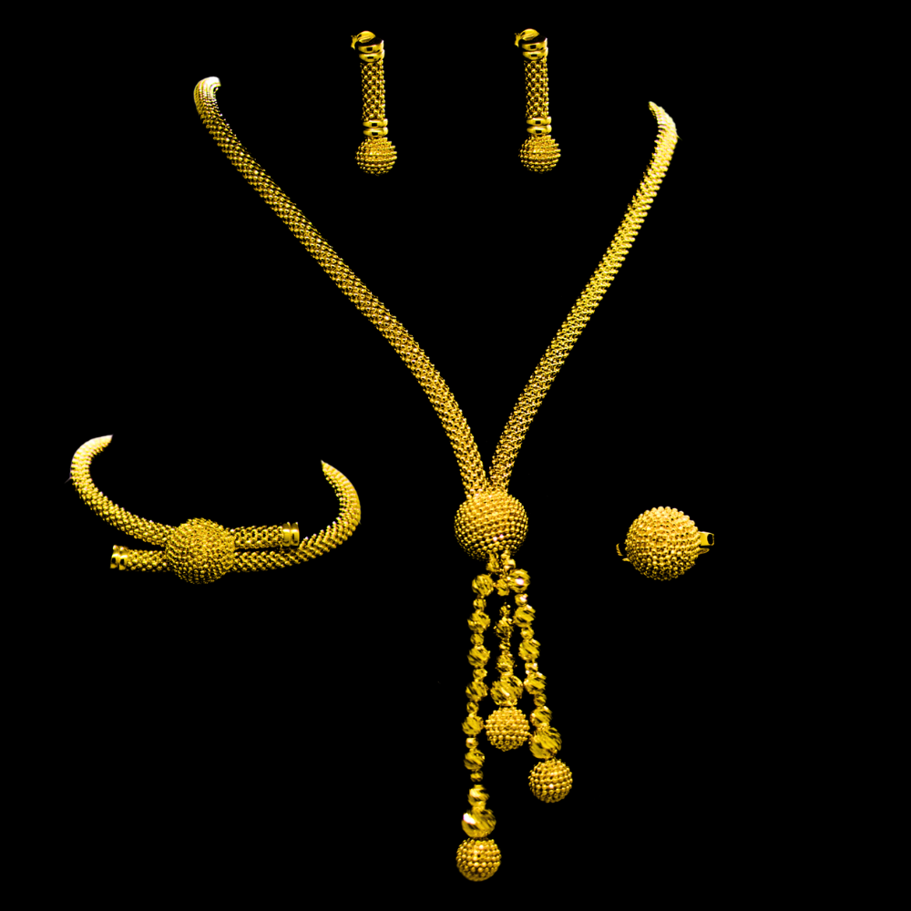 21K Gold Necklace Set